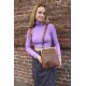 Malaga Small Brown Clasp Purse Bag
